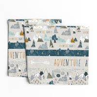 Max's Adventure 1 yard Quilt Panel A