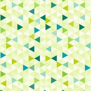 Triangles Apple Green