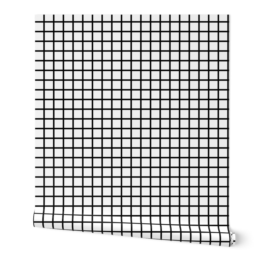 Grid - White/Black by Andrea Lauren