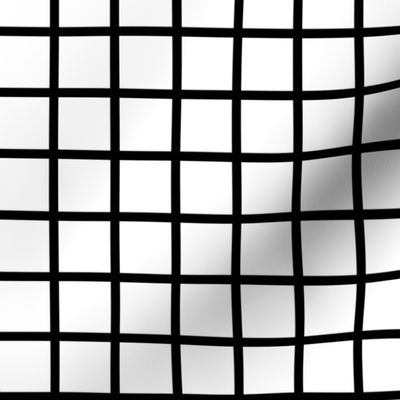 Grid - White/Black by Andrea Lauren