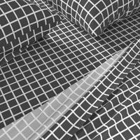 Grid - Charcoal by Andrea Lauren