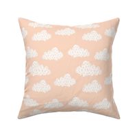 cloud // geometric blush fabric clouds fabric nursery baby baby fabric