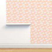 cloud // geometric blush fabric clouds fabric nursery baby baby fabric