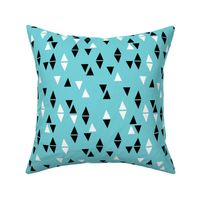 Triangles Coordinate - Aqua by Andrea Lauren