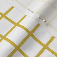 Grid  - White/Mustard by Andrea Lauren