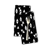 Triangles Coordinate - Black/White by Andrea Lauren