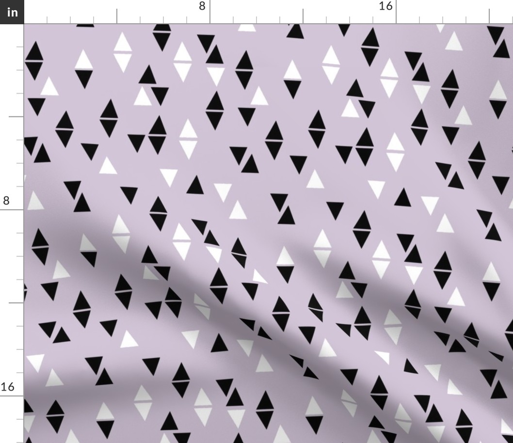 Triangles Coordinate - Lavender by Andrea Lauren