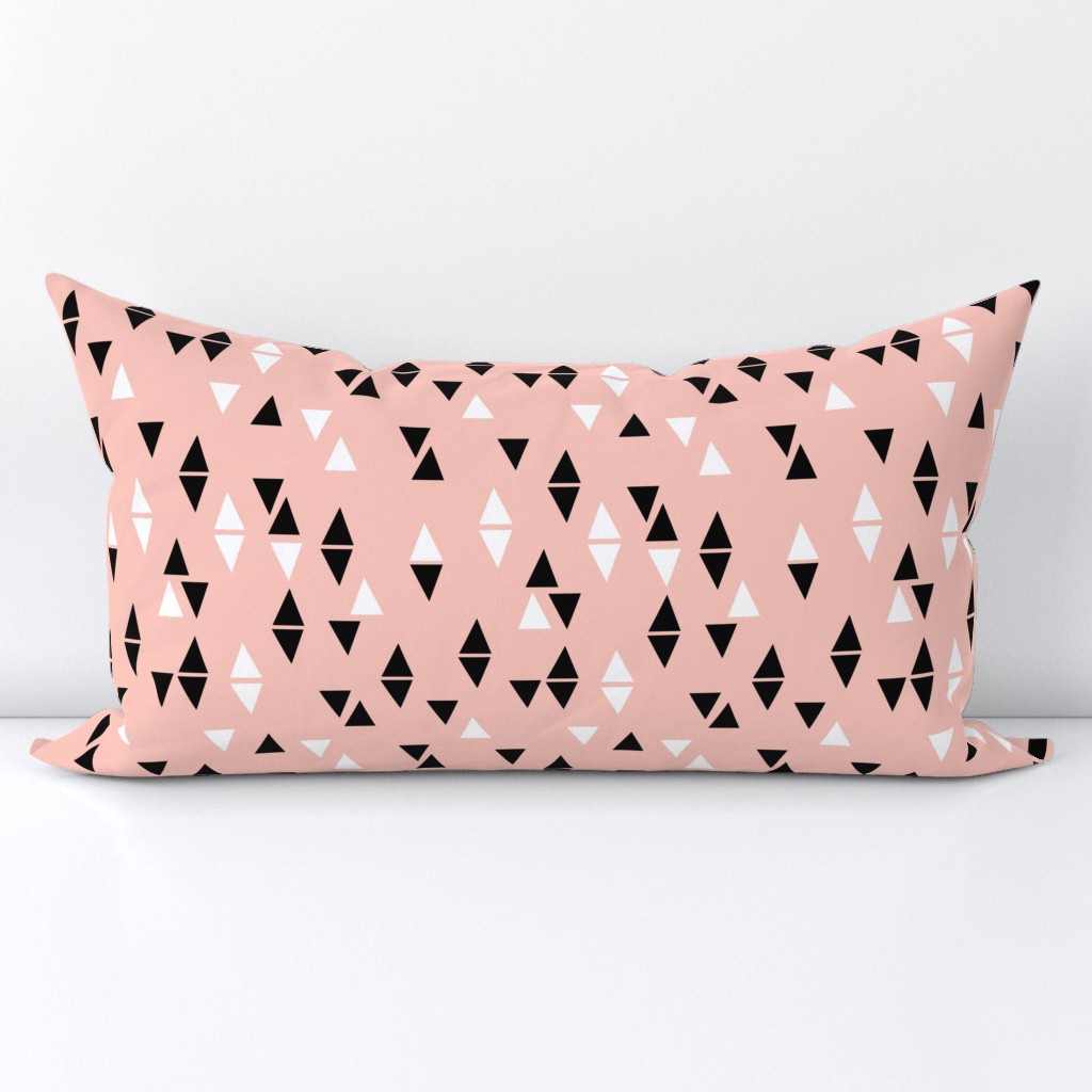 Triangles Coordinate - Pale Pink