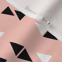 Triangles Coordinate - Pale Pink