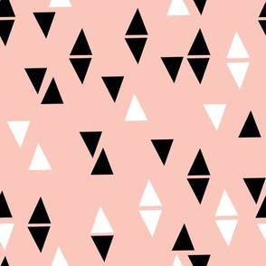 Triangles Coordinate - Pale Pink