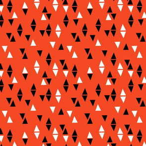 Triangles Coordinate - Vermillion by Andrea Lauren