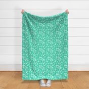 arrows scattered // light jade bright neon green arrows print