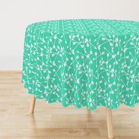 arrows scattered // light jade bright neon green arrows print