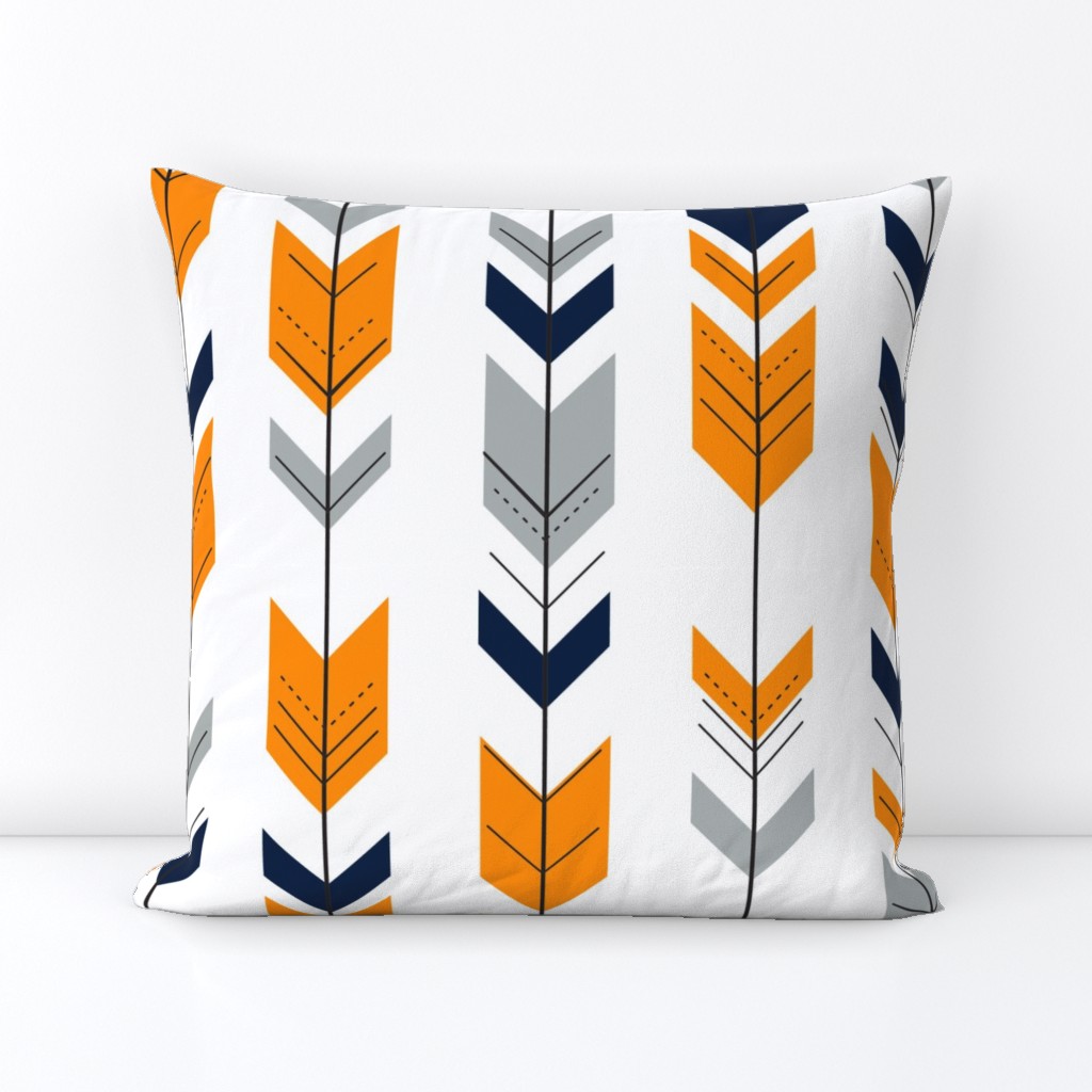 Arrows Orange/Navy/Grey