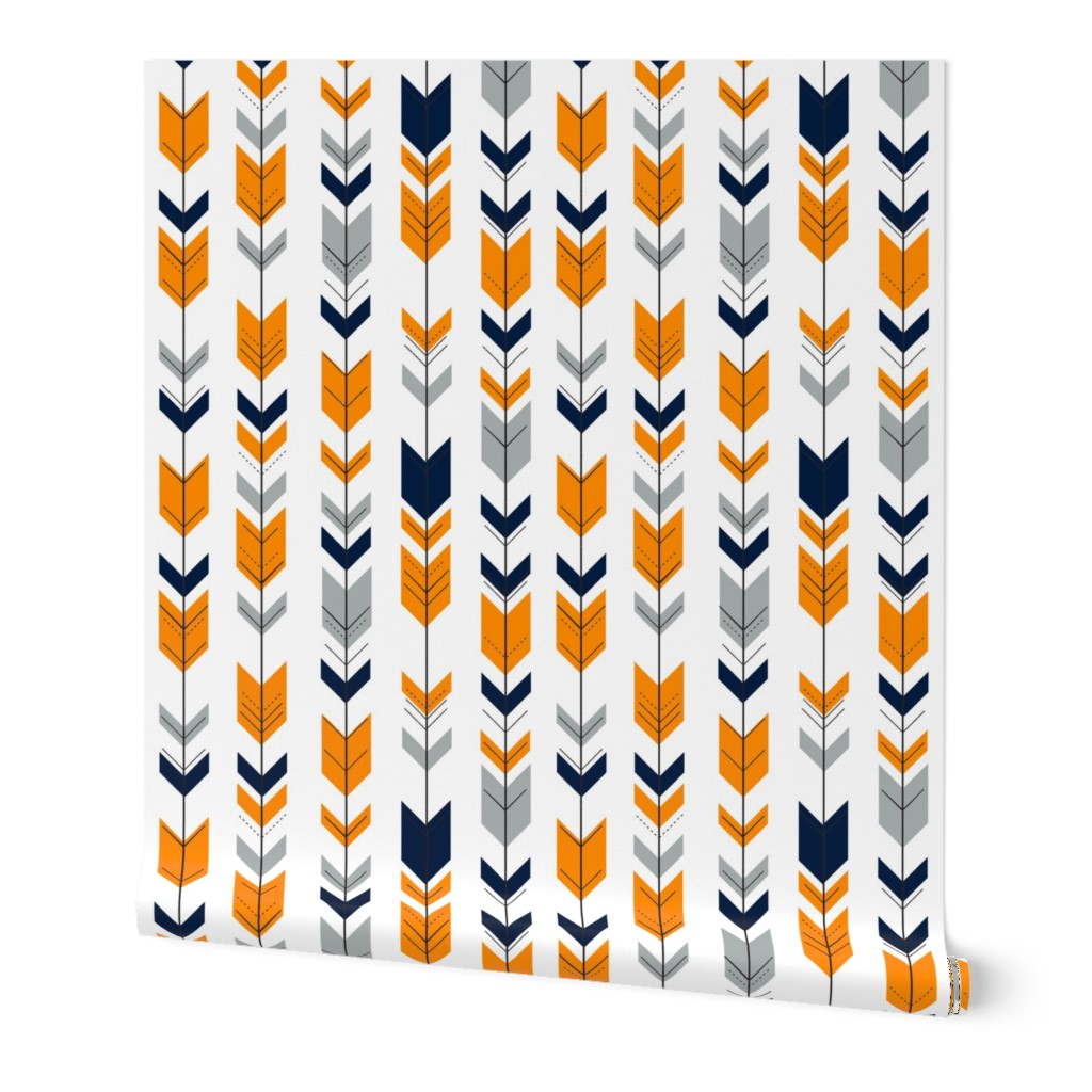 Arrows Orange/Navy/Grey