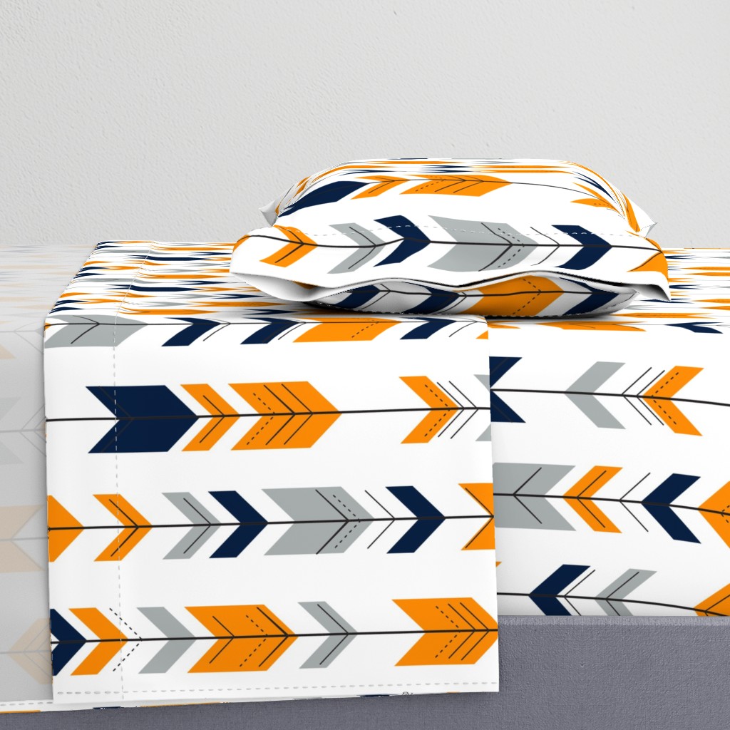 Arrows Orange/Navy/Grey