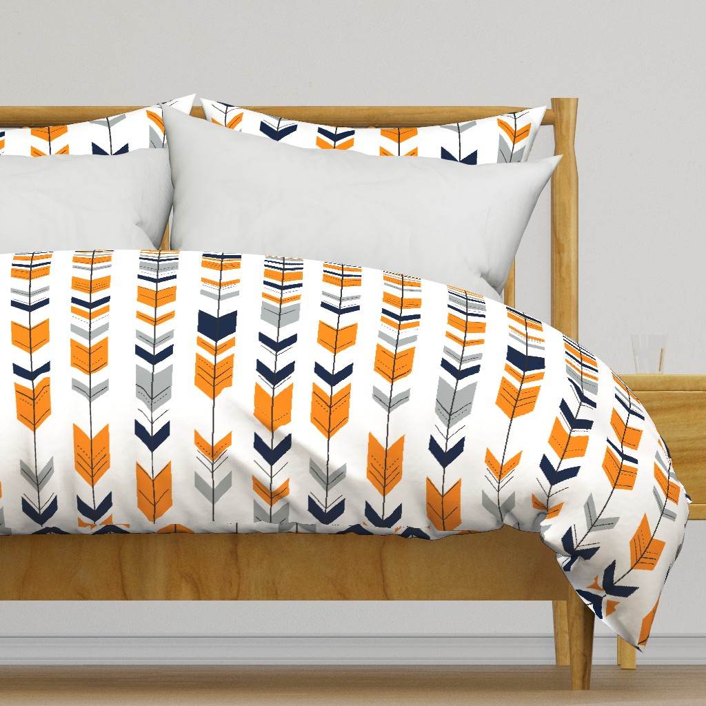 Arrows Orange/Navy/Grey