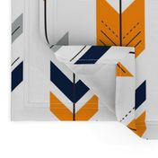 Arrows Orange/Navy/Grey