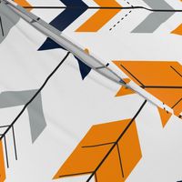 Arrows Orange/Navy/Grey