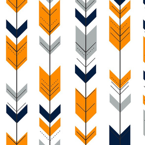 Arrows Orange/Navy/Grey