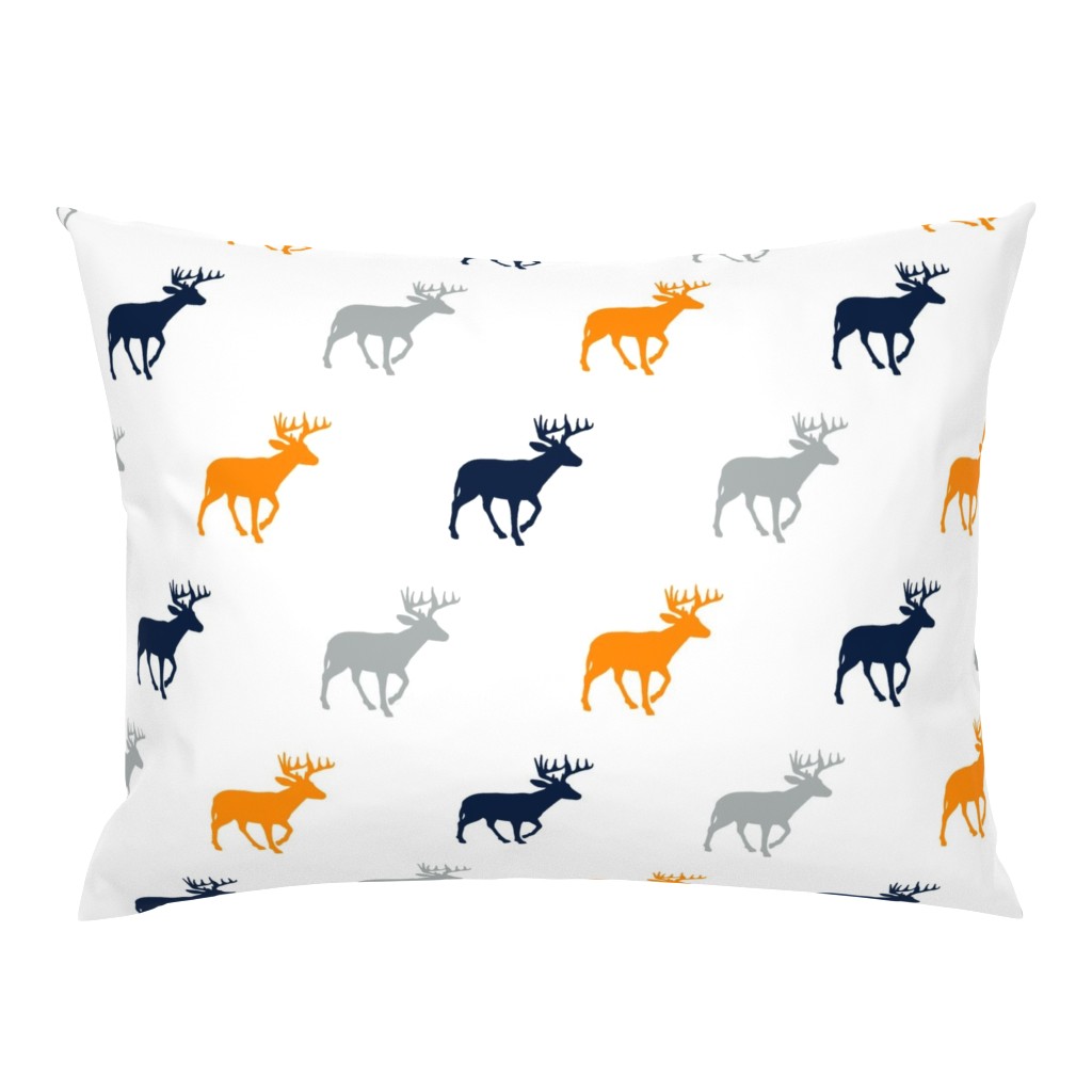 Multi Deer // Great Outdoors // Navy-Grey-Orange