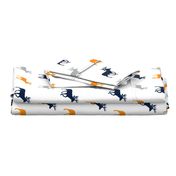 Multi Deer // Great Outdoors // Navy-Grey-Orange