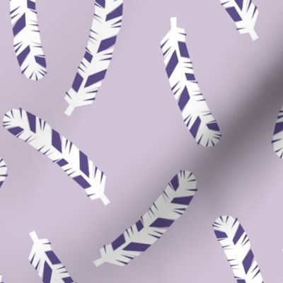 Feathers - Plum/Lavender by Andrea Lauren