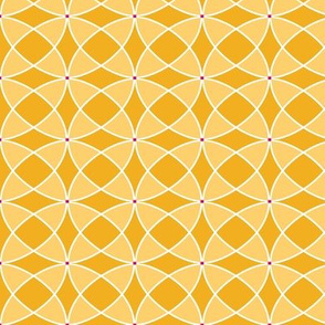 seventies abstract in yellows