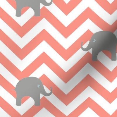 Baby Elephants in Coral
