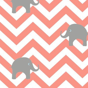 Baby Elephants in Coral
