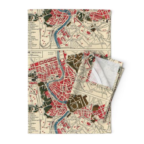 Vintage Map of Rome