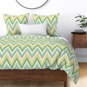 Luxe Chevron in Spring Lawn