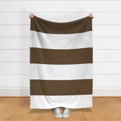 12 inch Horizontal Stripe in Chocolate