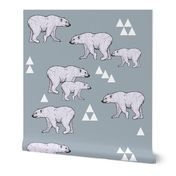 Purple Polar Bears and Triangles