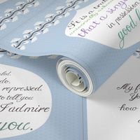 Pride and Prejudice pillowcases