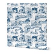 Les Environs de Paris ~ Toile de Jouy ~ Blue and White