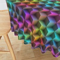 3D Squares ~ Rainbow