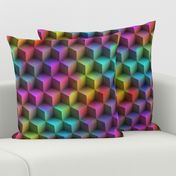 3D Squares ~ Rainbow