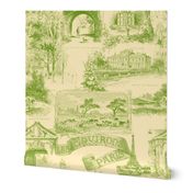 Les Environs de Paris ~ Toile de Jouy ~ Bracken on Trianon Cream