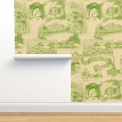 Les Environs de Paris ~ Toile de Jouy ~ Bracken on Trianon Cream ~ Linen Luxe
