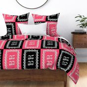 B R Monogram Pillows