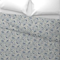 Winter  Woodland Toile (navy) MED 