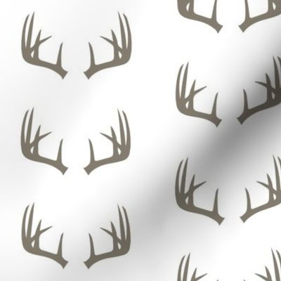 brown antlers // rustic woods collection