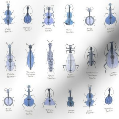 bluegrass beetles, small