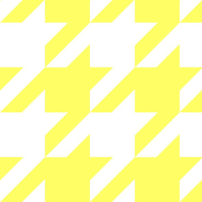 the houndstooth check ~ Buttercup ~ 4 inch checks