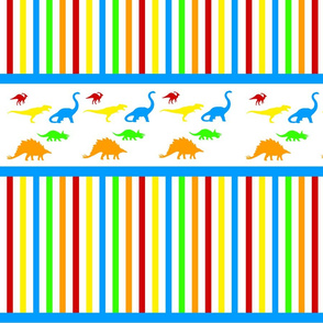 Dinosaurs And Stripes