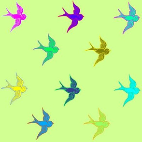kchadburn's Starburst Color Birds