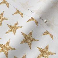 Shiny bright Golden Sparkle Glitter Stars Paris Bebe