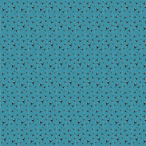 Butterflies On A Teal Background