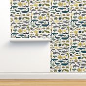 ocean // kids ocean nautical summer fish whale octopus kids crabs